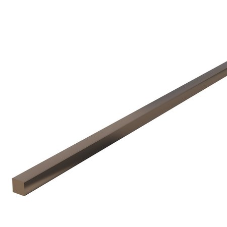 DESIGNS OF DISTINCTION .25" Decorative Aluminum Bar - Warm Bronze 01110810WB1